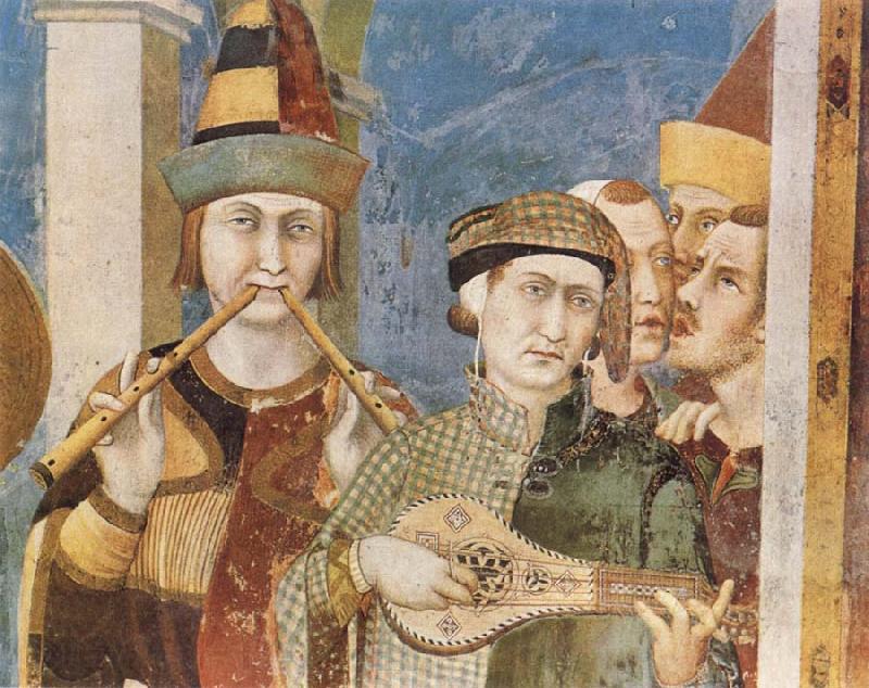 Simone Martini St Martin is dubbed a Knight,between 1317 and 1319